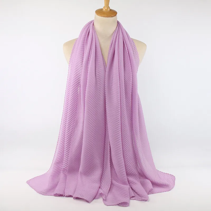 Cotton Scarf Pleated